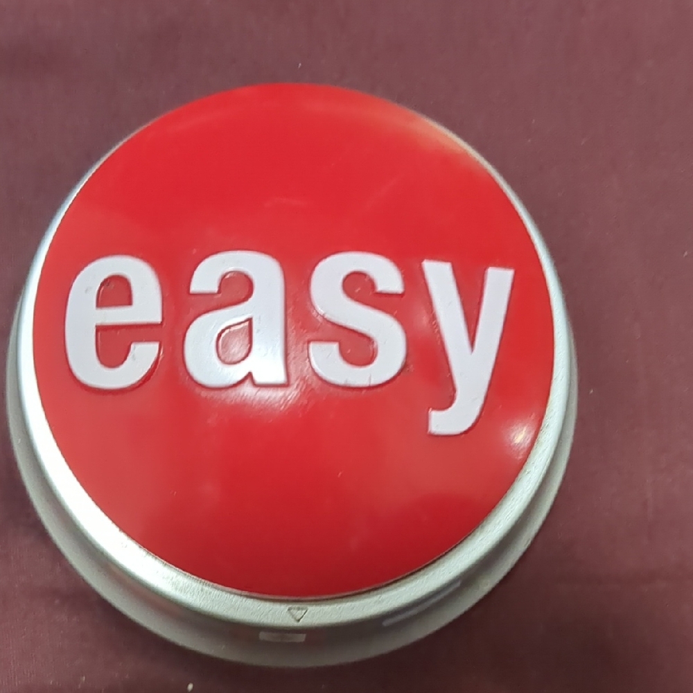 Staples International Easy Button 9+ Languages Spoken All Saying "That Was Easy"
